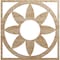 Ekena Millwork Blume Wood Fretwork Pierced Ceiling Medallion, Red Oak, 22"OD x 7 5/8"ID x 3/8"T CMWP22X22X0375BLRO - alternate 1